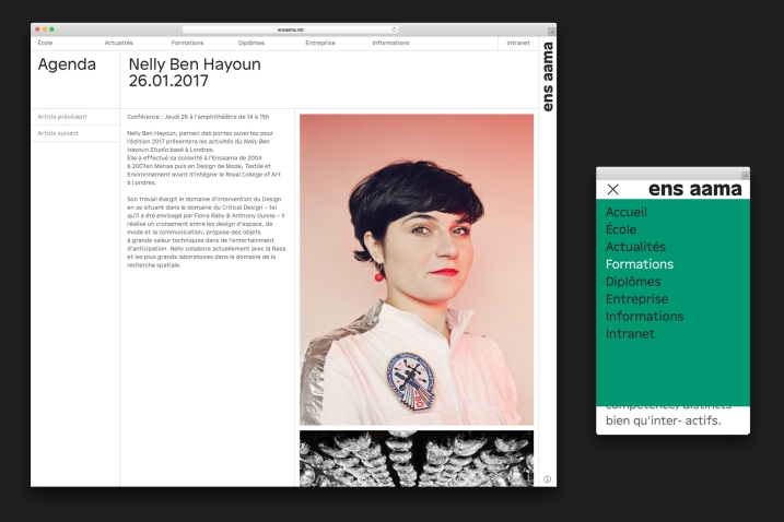 Ensaama, site web