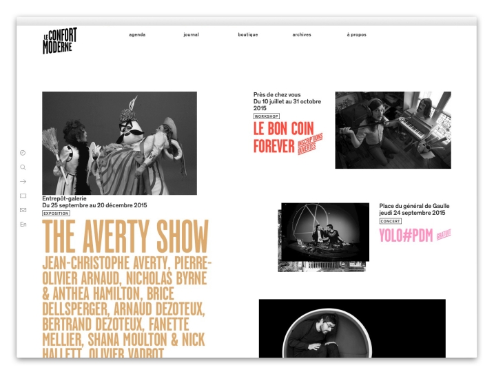 Confort moderne – site internet